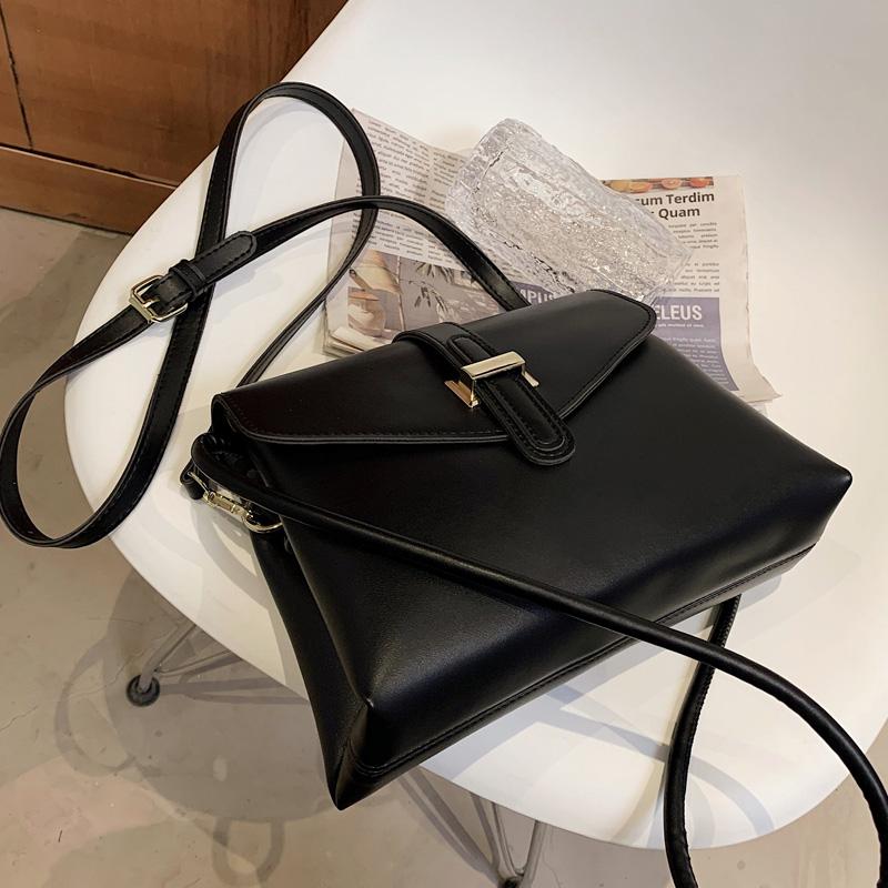 

Vintage Lock Fashion Female Tote 2021 New High Quality PU Leather Women Designer Handbag High capacity Shoulder Messenger Bag, Black