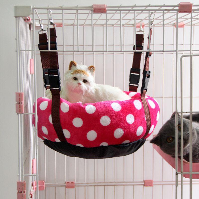 

Pet Cat Double Purpose Hammock for Winter Can Removable Cat Species Bed House Pet Round Cushion Best Dropshipping Wholesale
