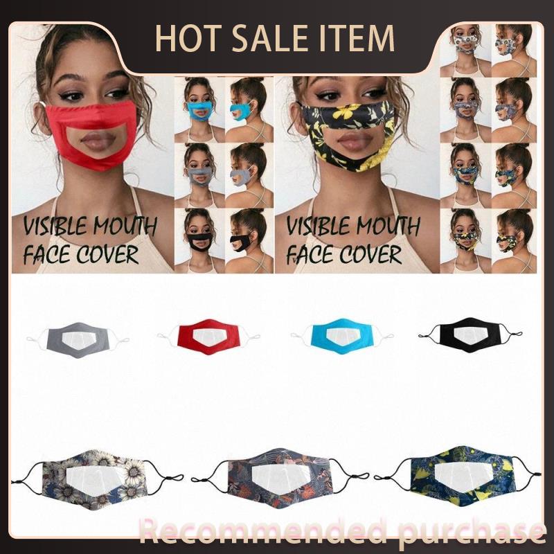 

Visible Outdoor Cover Anti-fog Mouth Face Soft Clear Mask PET Mask Solid-color Dustproof Transparent Lip Masks FFA Bhdd Printing A Qjlx Lflv