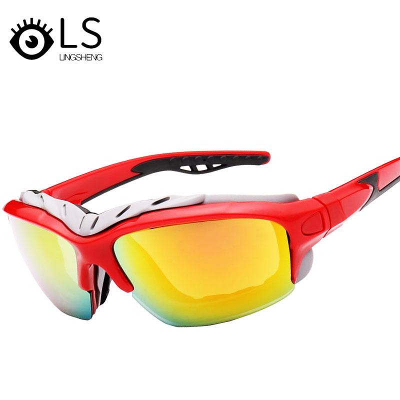 

LS New Popular Multicolor Mens Sunglasses Outdoor Riding Sunglasses Sports Windproof Sand Dust Fishing Skiing YJ004