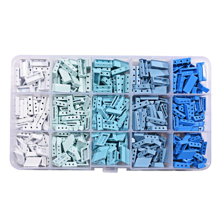 

400pcs/Box DIY Enamel Tile Beads Accessories Tila Rainbow Bracelet Assorted Beads for Women Bracelet DIY Jewelry making