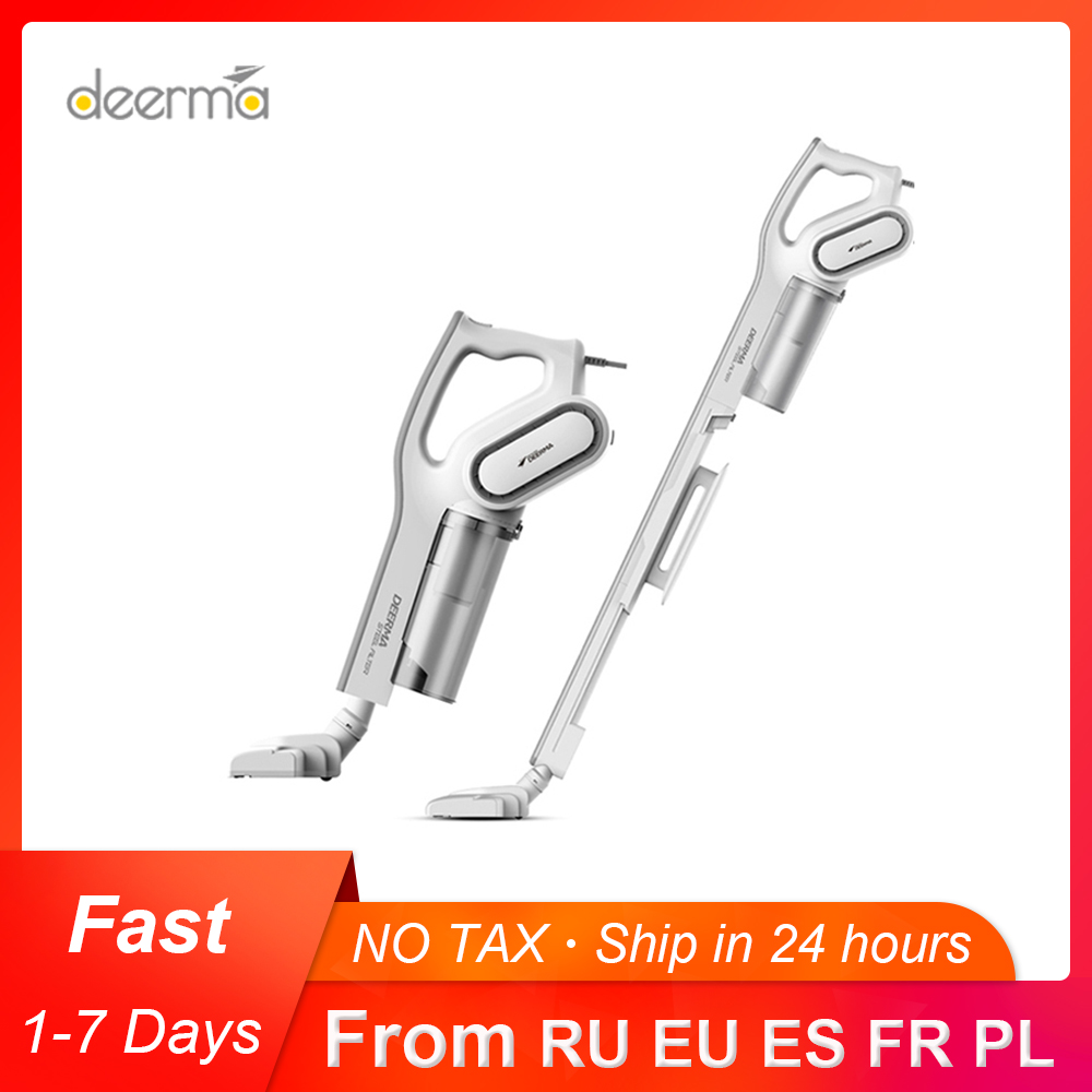 Original Deerma Mini Hand Held Vacuum Cleaner Household Strength Dust Collector Home Aspirator floor vacuum cleaner DX700-image-602010756