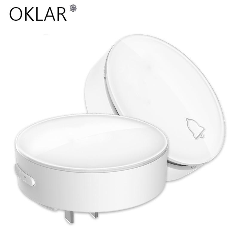 

OKLAR Doorbell Wireless Ring Doorbell Wireless Bell Home Welcome NO battery door bell