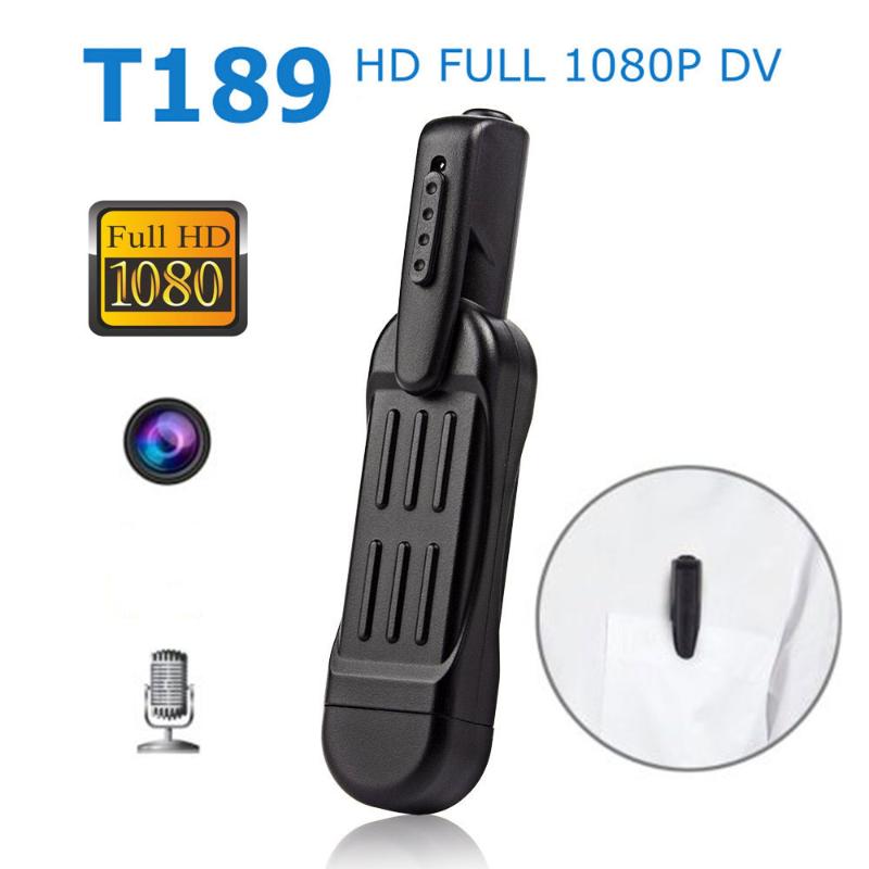 

T189 HD 1080P Mini Pen Camera Micro DV DVR Camcorder Vide Voice recorder Motion Detection micro Sport Pocket Cop Cam SQ11