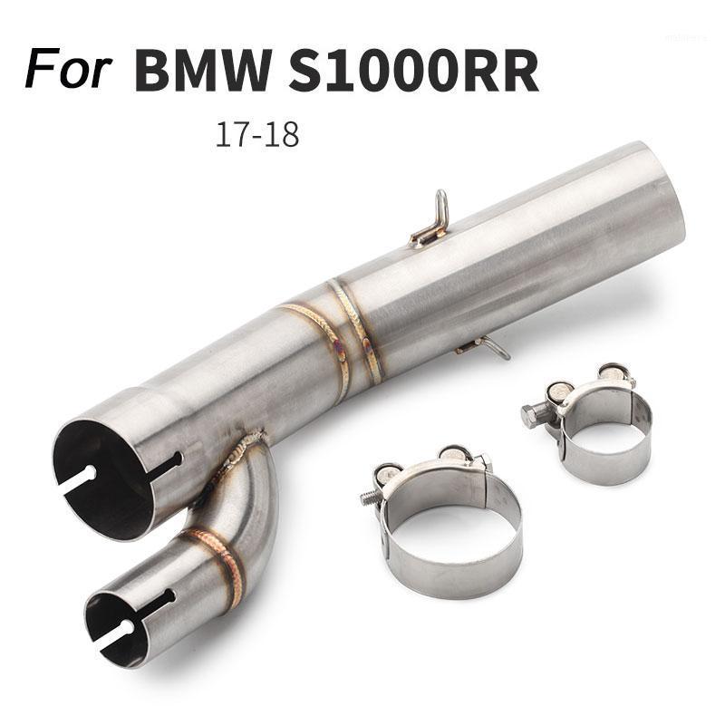 

2020 2020 Motorcycle 51mm Stainless Steel Exhaust System Silp on for S1000RR Middle Link Pipe1