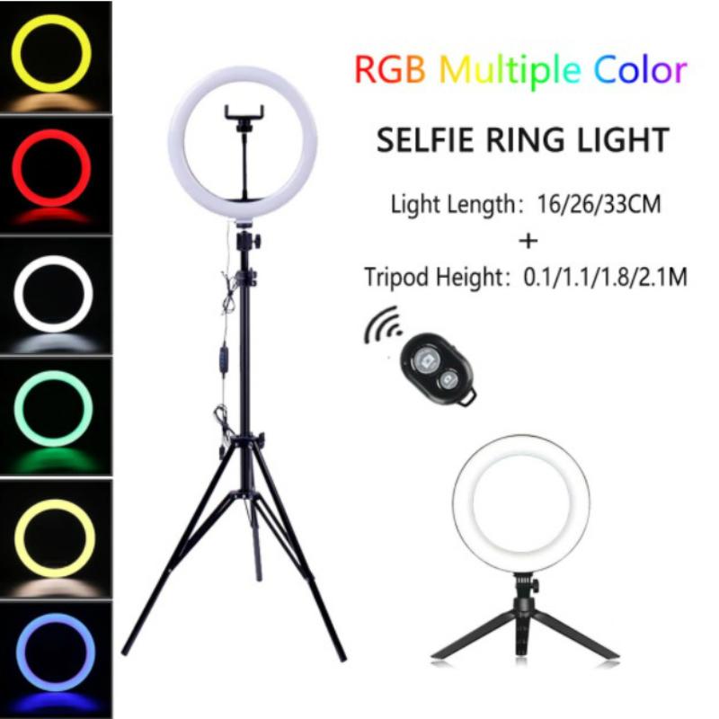 

LED Selfie Ring Light Dimmable LED Ring Lamp Photo Video Camera Phone Light ringlight For Live Fill