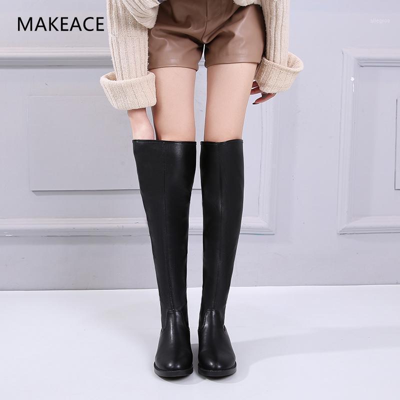 

Boots Women 2020 Winter New Fashion Over-The-Knee Boots Thin Elastic Round Toe High Tassel Mid Heels Shoes Hot Sale 431, 3cm
