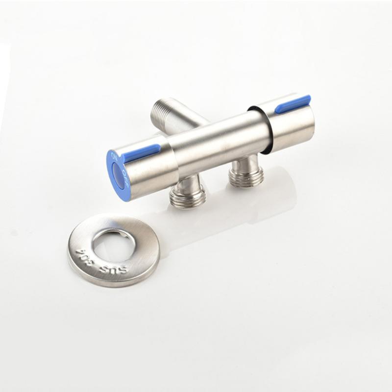 

Bathroom Washing Machine Double Handle Stainless Steel Cold Water