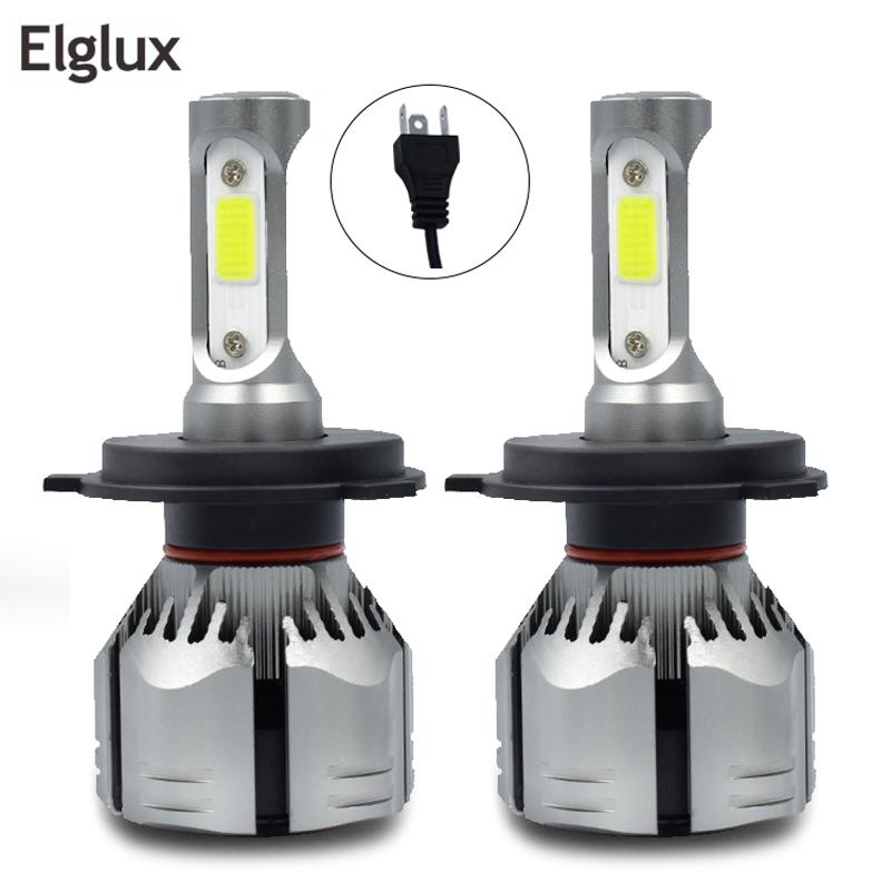 

Elglux H4 H7 LED Bulbs Car Headlight 8000K 6000K 3000K H27 880 881 H11 H1 H3 9005 3 9006 4 12V LED Headlamp Auto Fog Light