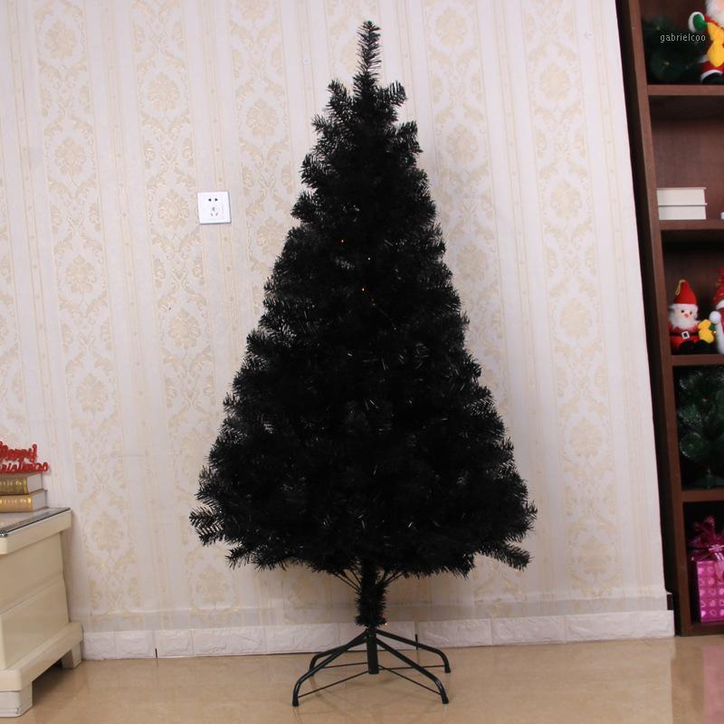 

Marry Chistmas Holiday Artificial Black Christmas Tree 1.2m1.5m1.8m Encryption Decorative Tree Silver White Christmas Fake1