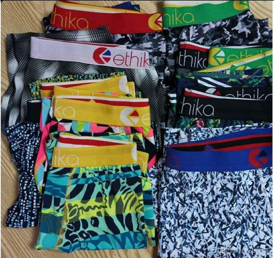 

Color Random Ethika Mens Design Underwear Boxer Shorts Mens Hot Male Underwear Men Boxer Underpants Comfortable Breathable Cuecas Boxer
