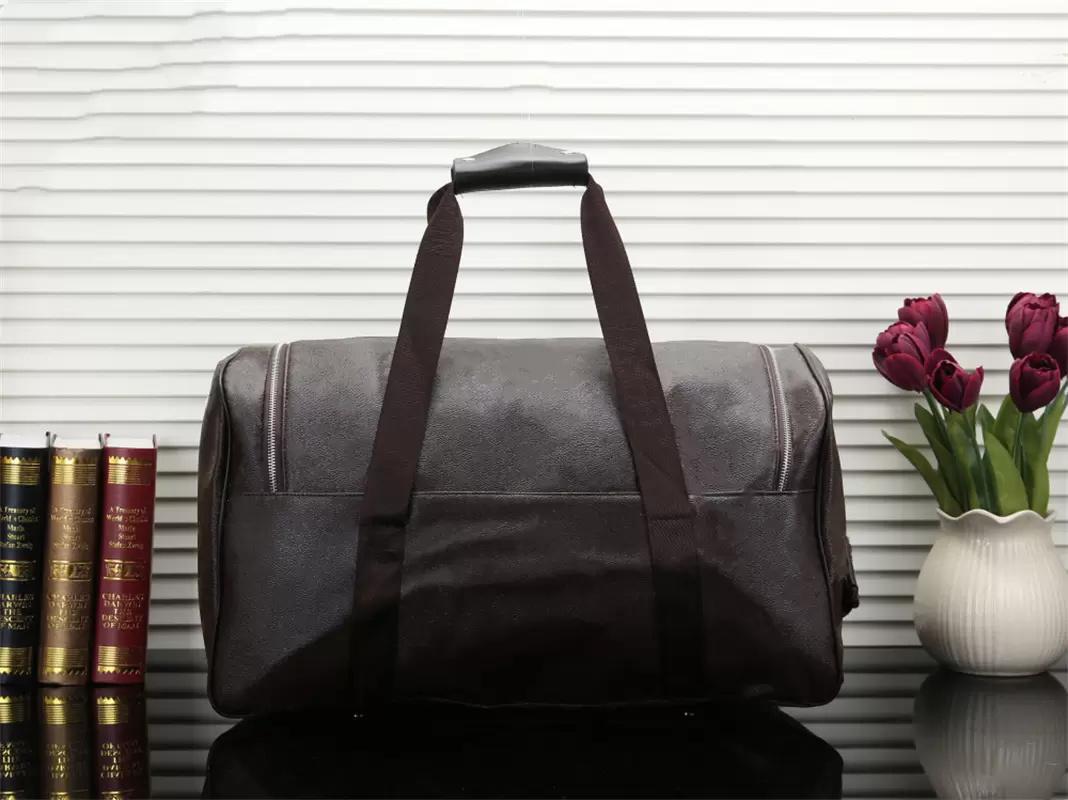 

Duffel Bags Keepall luxury fashion men women travel bag duffle bag, brand designer pu Leather luggage handbags large capacity sport bags With lock 54CM, 55x27x33cm