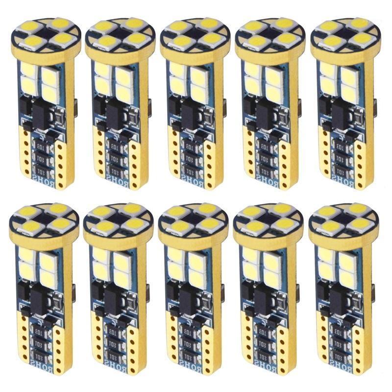 

10PCS T10 W5W 501 LED Car Parking Light 500LM Super Bright 3030 SMD CANBUS NO ERROR Auto Reading Lamp WY5W Wedge Tail Side Bulb1, As pic