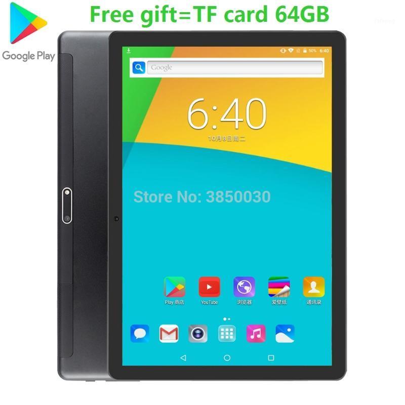 

2020 Google Android 9.0 10 inch tablet 3G Phone Call 2G+32GB eMMC Storage 1280*800 IPS WIFI Tablets 10 10.1 Youtube GPS Pad1, Black