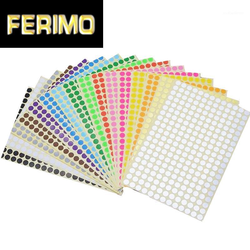 

Circles Round Code Stickers label,White Self Adhesive Sticky Labels,6mm 8mm 10mm 13mm 16mm 19mm 25mm 32mm 50mm Color dot sticky1