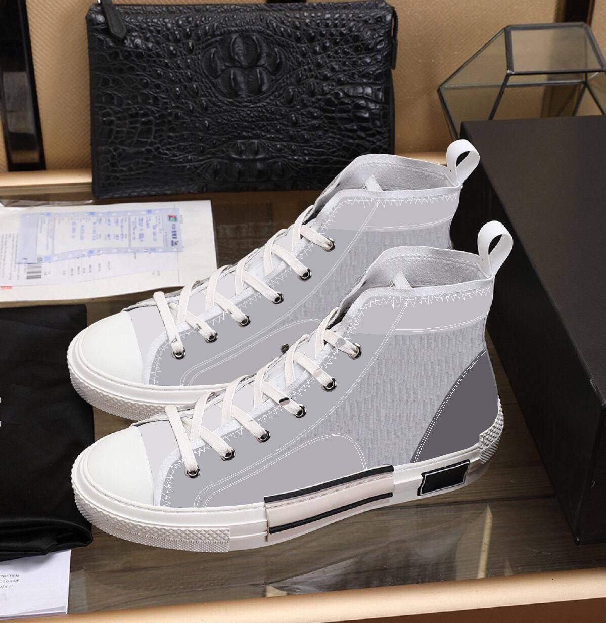 

2021 new limited edition custom printed canvas shoes, fashion versatile high and low shoes, with original packaging shoe box delivery 34-45, Double box