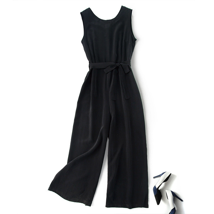 

2020 Ol'model New Women's Bodysuit Silk, You'll See Black Skinny Pants, Long Legs Xx2p, See chart