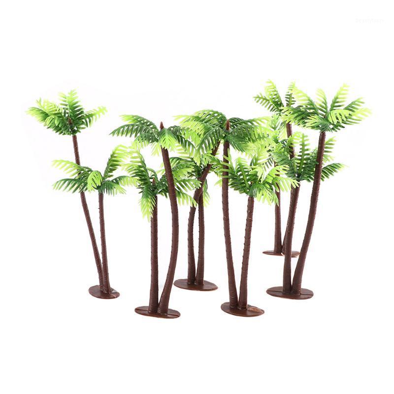 

10/20pcs Plastic Coconut Palm Tree Miniature Leaf Fake Plant Pots Bonsai Craft Micro Landscape Artificial Plants Decoration1, 10pcs