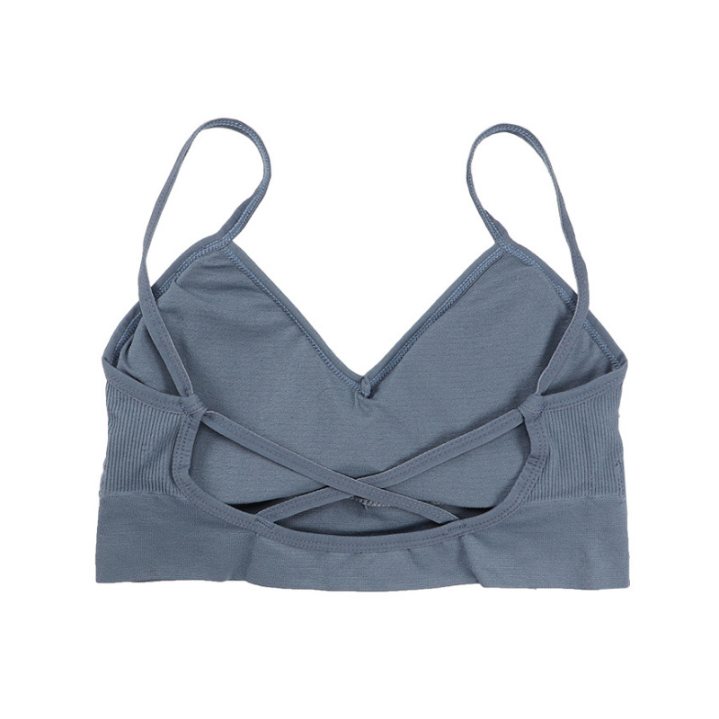 

Cotton Women Fashion Bra Tops Yoga Tops Fitness Women Girls Sport Bra Breathable Yoga Running Sport Sujetador Deportivo, Yellow