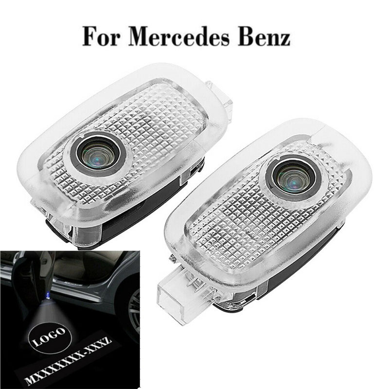 

2PCS Led Car Door Lights Logo Door Courtesy LED Projector Ghost Laser for Benz S W221 W447 C216 W216