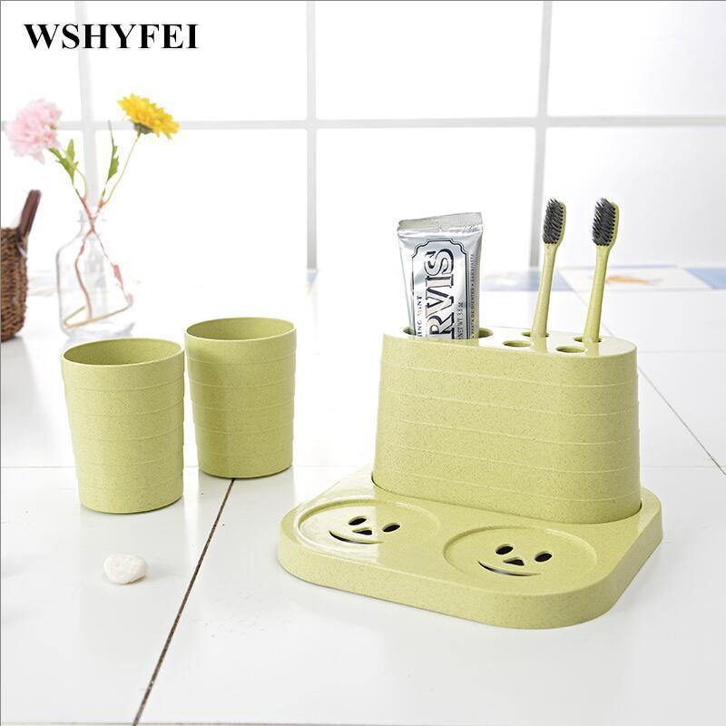 

Toothbrush Box Cup Bathroom Storage Toilet Two Removable Dental Appliances Toothbrush Box Seat Creative Bathroom Supplies1