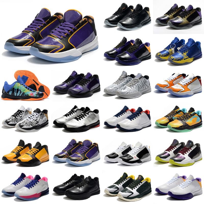

Mamba zoom 5 PROTRO Chaos Mens basketball shoes 5s V Lakers Dark Knight Purple De Black Prelude Rings designer sport trainers men sneakers, As photo 17