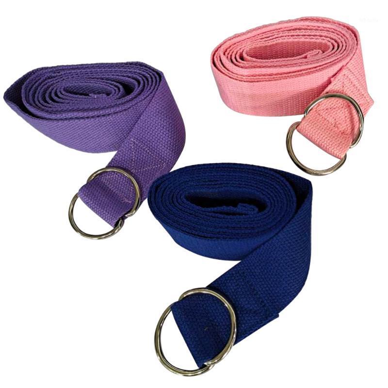 

3pcs Yoga Stretch Bands Exercise Supplies Thickened Strap Double Rings Tension Belt for Girls Students Ladies1