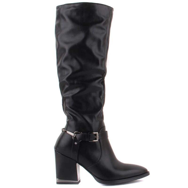 

Guja-Black Color High-Heeled Women 'S Boots