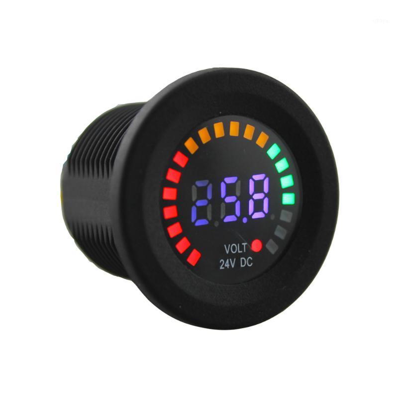

Wholesale- Professional Black 24 V DC LED Digital Display Auto Car Motorcycle voltmeter Metro Waterproof Voltmeter Socket1