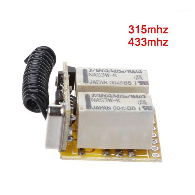 

Relay Remote Switch 2CH DC3.7V 4.2V 5V 6V 7.4V 8.4V 9V 12V Output 0V Dry Contact Relay Switching Value NO COM NC 315MHz 433MHz1