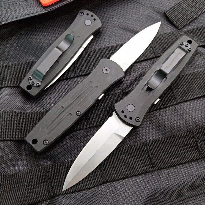 

High quality Bench made butterfly 3551 quick side cutting Quick Open Folding knives Nylon Glass Fiber Handle Camping Pocket EDC