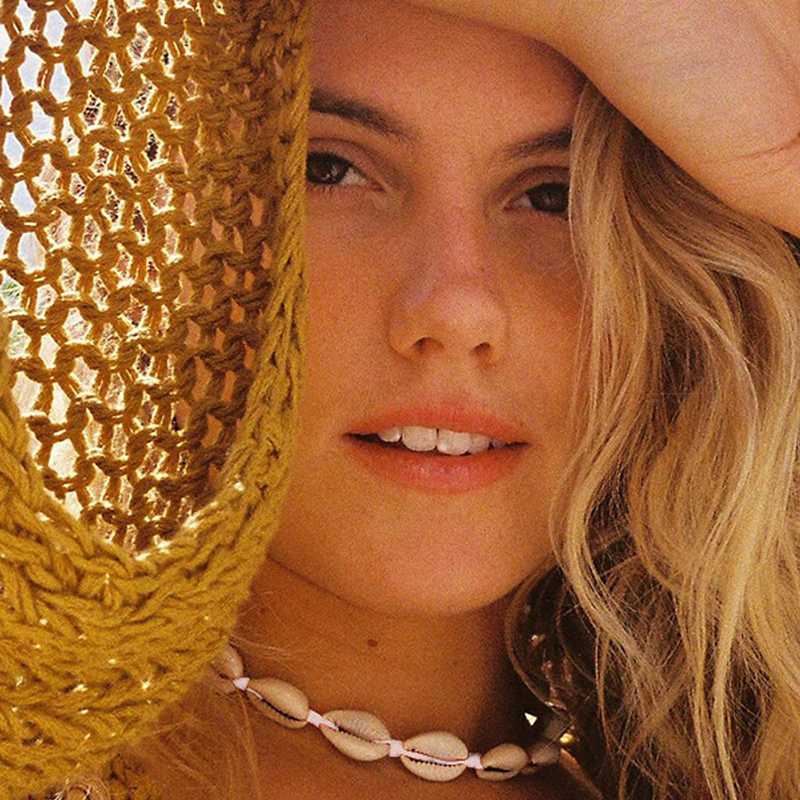 

Natural Shell Wax Clavicle Adjustable women Couple Necklace Beach Seaside Summer Multifunctional Fashion Rope Necklaces