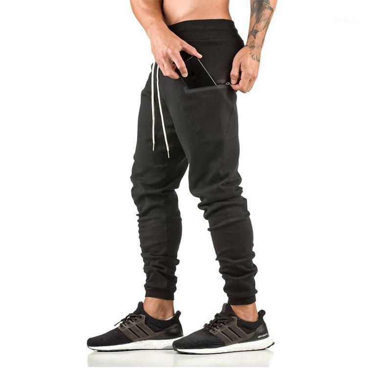 

Running Pants Men Sport Jogging Trousers Gym Fitness Track Pants Joggers Casual Sweatpants Bodybuilding Workout Training1, Black