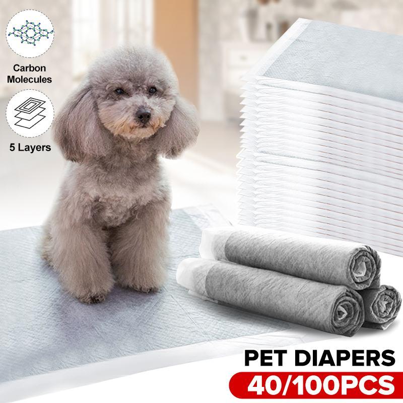 

S/M/L/XL Dog Training Pee Pads Super Absorbent Pet Diaper Disposable Healthy Clean Nappy Mat Pets Dairy Diaper Supplies, As pic