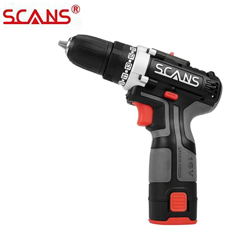 

SCANS SC3161 professional tools 16V wireless electric screwdriver cordless drill lithium battery dual speed