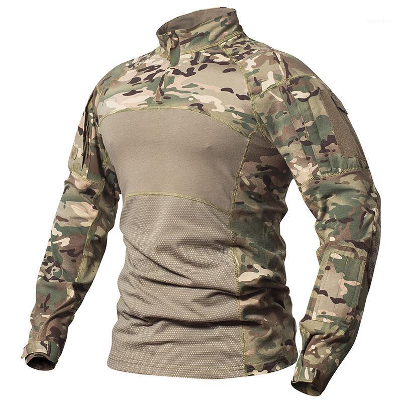 

Outdoor Camping Tactical Combat Shirts Men Cotton Uniform Camouflage Multicam US Army Clothes Camo Long Sleeve Shirt1, Black python