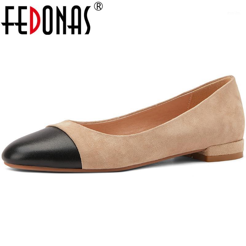 

FEDONAS Top 2020 Summer Autumn Loafers Genuine Leather Basic Fashion Shoes For Women Loe Heels Pumps Working Dancing Shoes Woman1, Silver