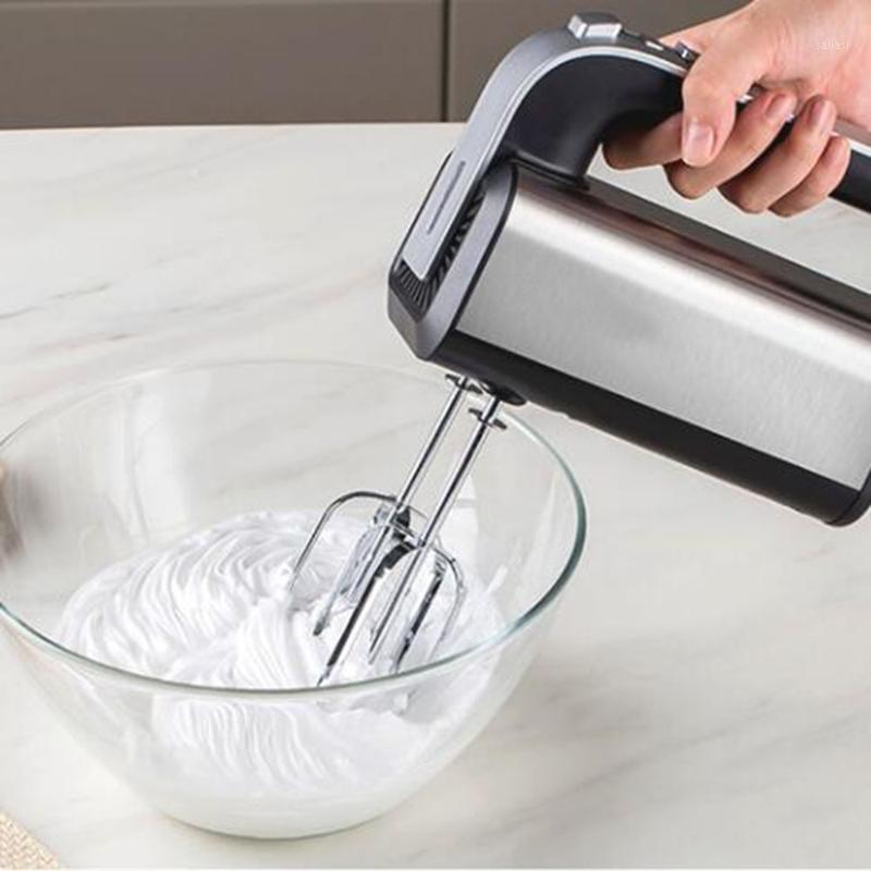 

220V 5-Speed 500W Electric Hand Mixer Handheld Kitchen Dough Blender With 2 Egg Beaters and Dough Hooks1