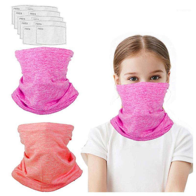 

12pcs Face Cover Kids Outdoor Sports Turban Scarf Bicycle Neck Tube Bandana Face Dust Print Headscarf Sun Protection Ring Wraps1