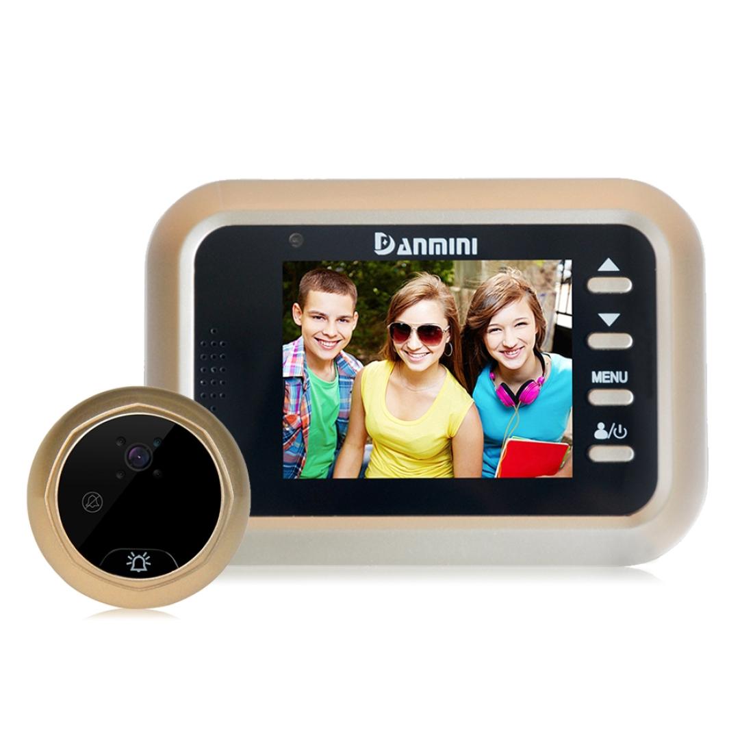 

Danmini W8 24 inch Color Screen 10MP Security Camera No Disturb Peephole Viewer Support TF Card Night Vision