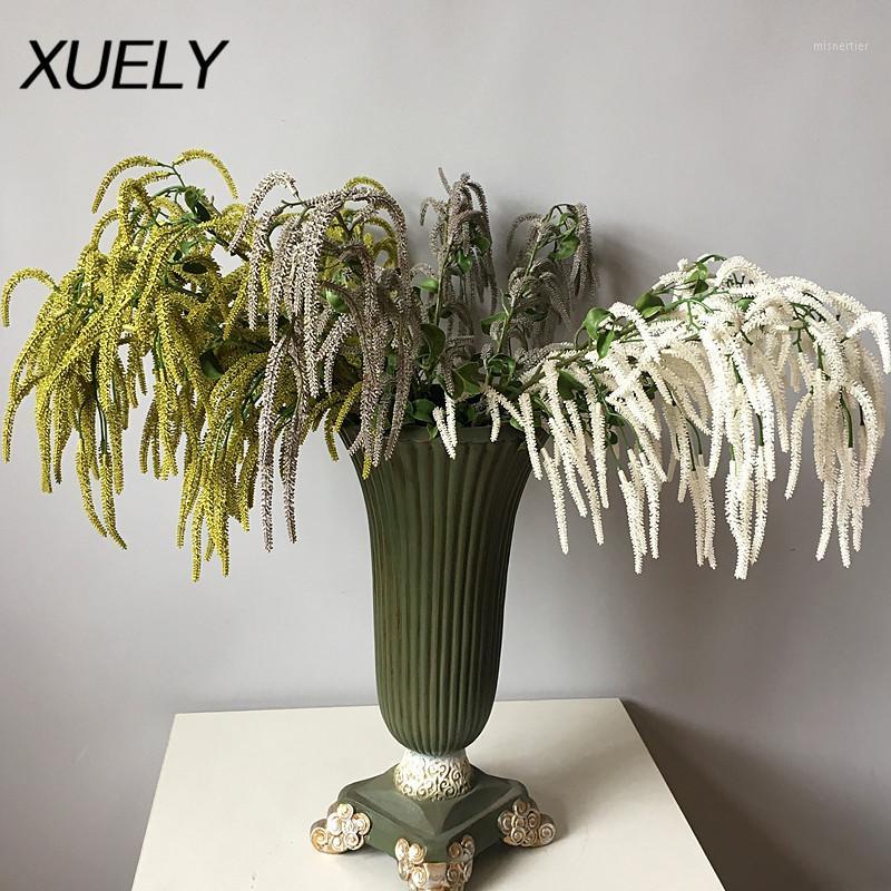 

78cm Artificial Flower Wisteria Flower Lavender Wedding Road lead Wall /ball Material Fake Wedding home Decoration1, White
