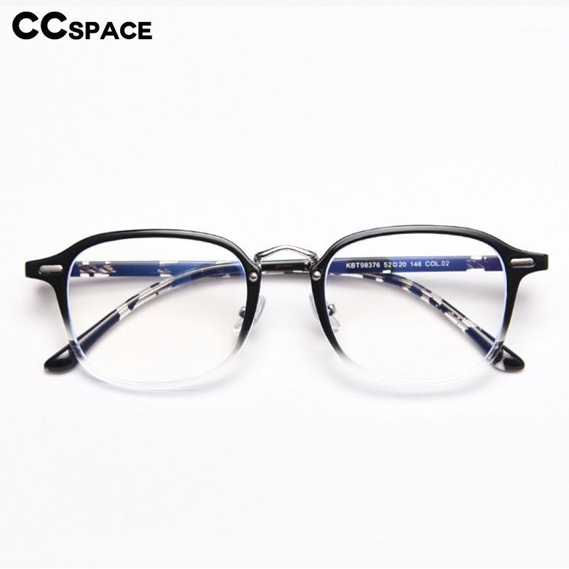 

49149 Plastic Titanium Glasses Frames Acetate Legs Square Men Women Optical Fashion Computer Glasses1
