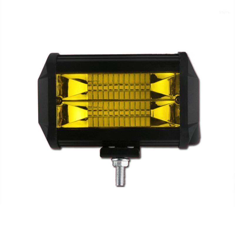 

72W Car LED Work Light Lamp Offroad Boat Car Motorcycle SUV Driving Lighting Yellow Floodlight Spotlight 12V 24V1