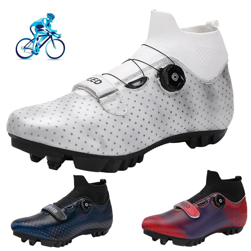 

Mountain bike shoes men women high road cycling sneakers self-locking breathable sapatilha ciclismo Athletic road bicycle shoes, R mtb shoes