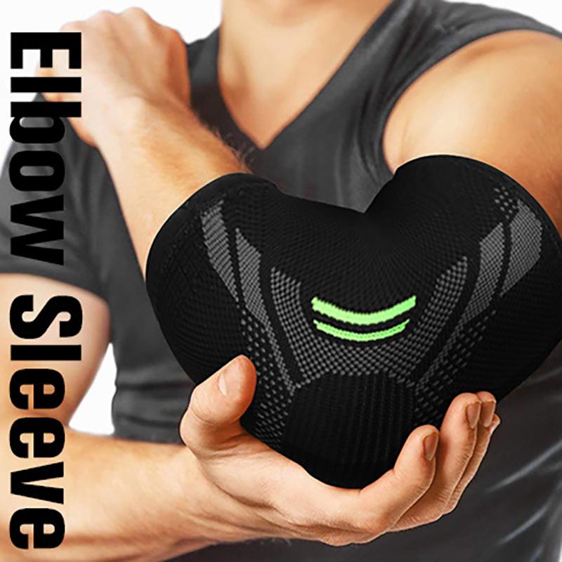

1Pcs New Elbow Support Tennis Elbow Arthritis Pain Brace Gym Sport Strain Belt Nylon Pads Three-Dimensional Pressure Belt, 01