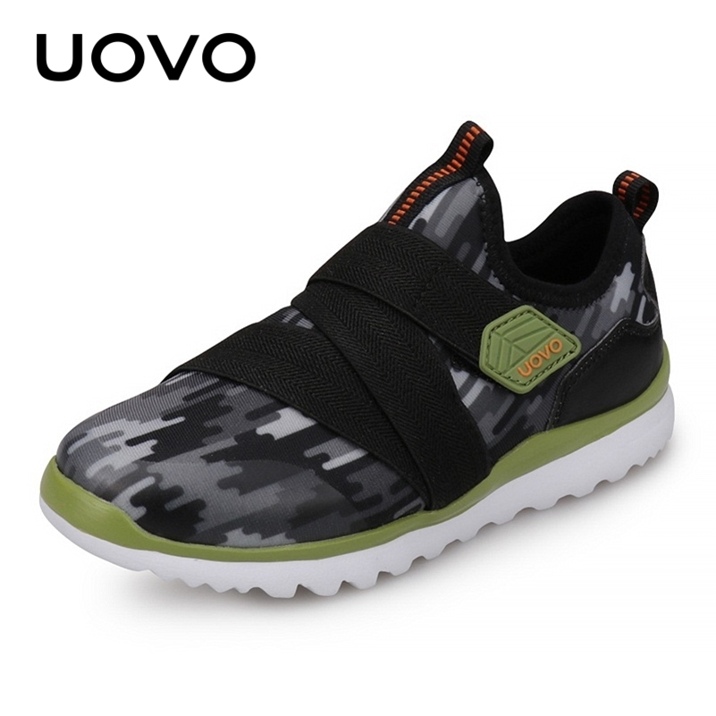 

UOVO Kids Spring Shoes For Boys And Girls New Little Kids Sneakers Breathable Fashion Shoes Children Footwear Sizes 27#-38# 201113, Fuxia