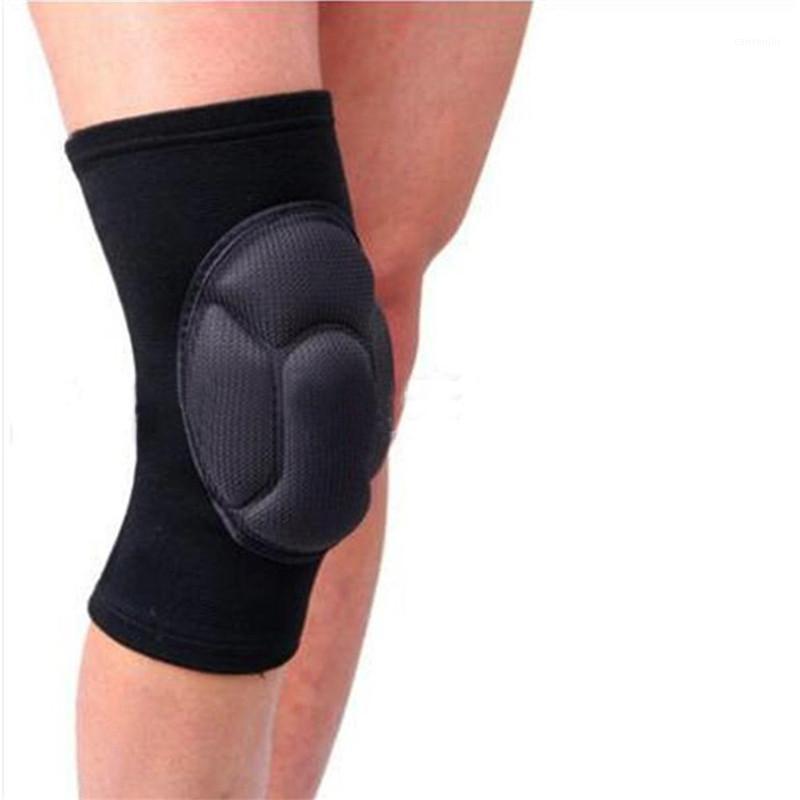 

Crashproof Knee Pads Antislip Basketball Leg Knee Long Protector Solid Honeycomb Sports Crash Universal Pad1, Black
