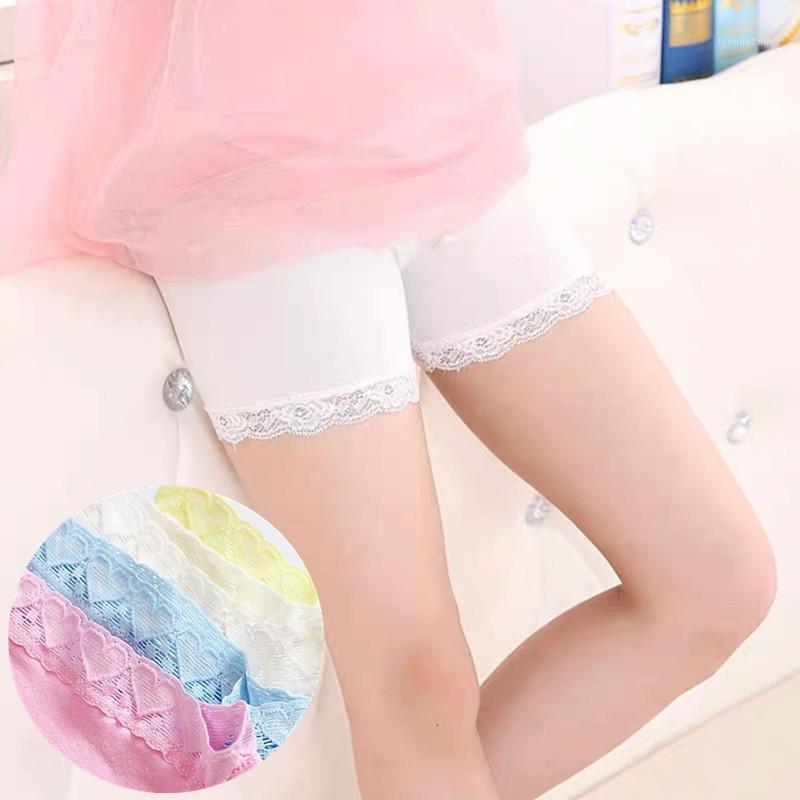 

6Pc/lot Girls Boxer Baby Candy Color Underpants Safety Shorts Panties Girls Shorts Lace Underwear 2-10Y1, Multi