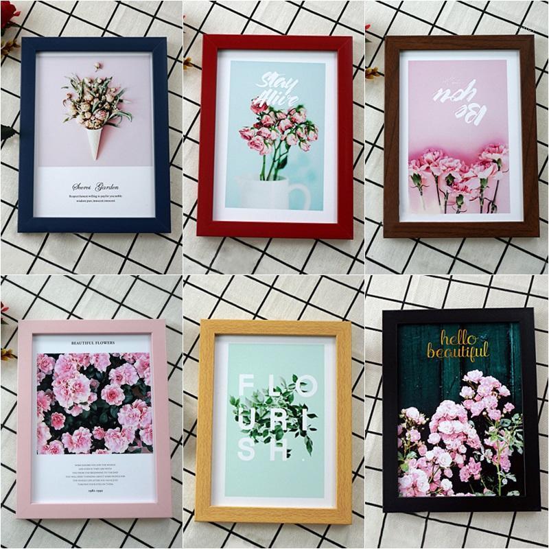 

5/6/7/8/10in Nordic Style Picture Frame Black Color Photo Frames Hanger Wall Photo Bedroom Table Decor Living Home Craft Gifts1