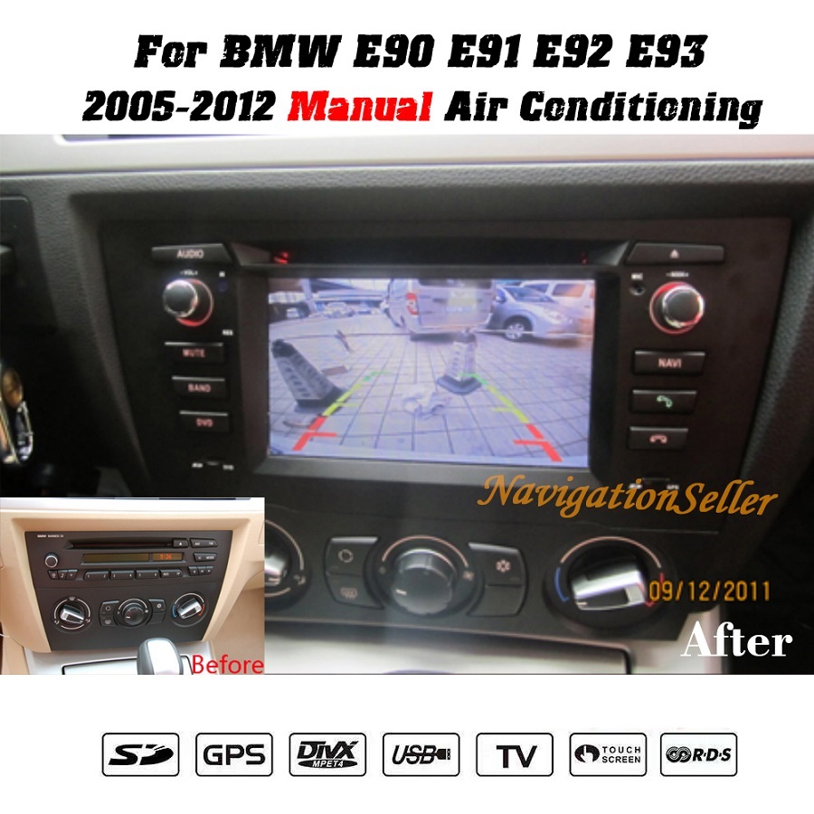 Android13.0 OCTA core Car dvd player For BMW3 Series E90/E91/E92/E93 With CANBUS GPS Navigation Support DAB Wifi Bluetooth Radio FM-image-390643557